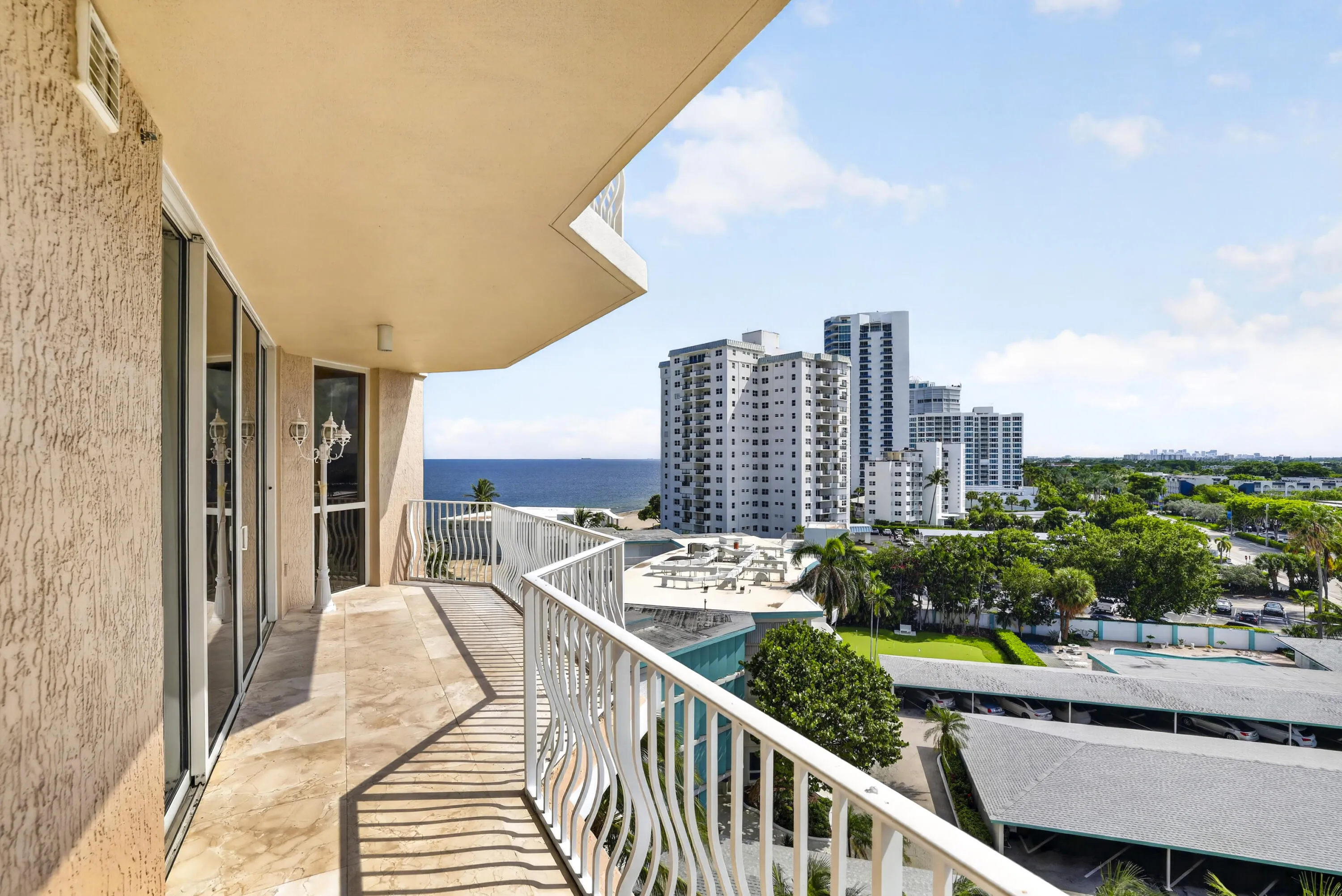 View from balcony