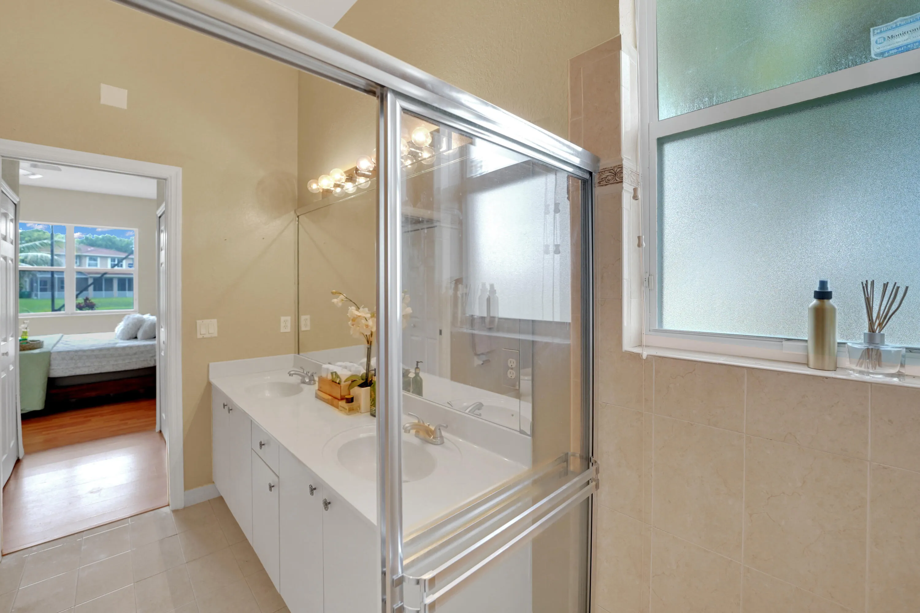 master bathroom with shower