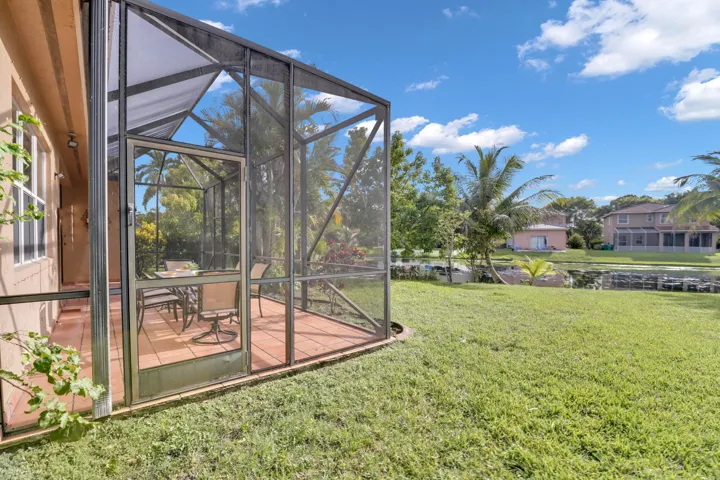 backyard with fruit trees and lots of space for fun