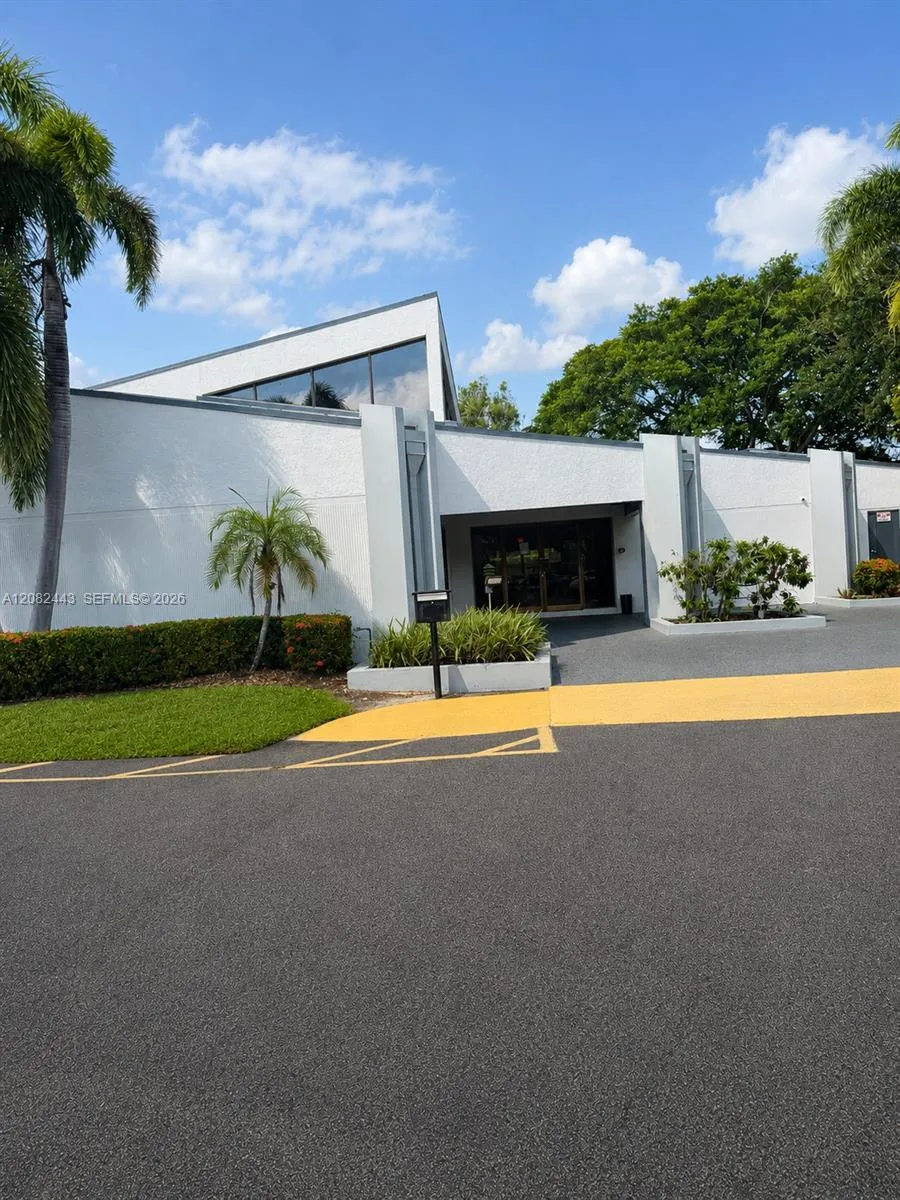 Clubhouse exterior.