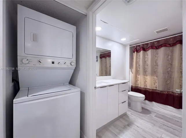 Washer / Dryer and Guest Bathroom