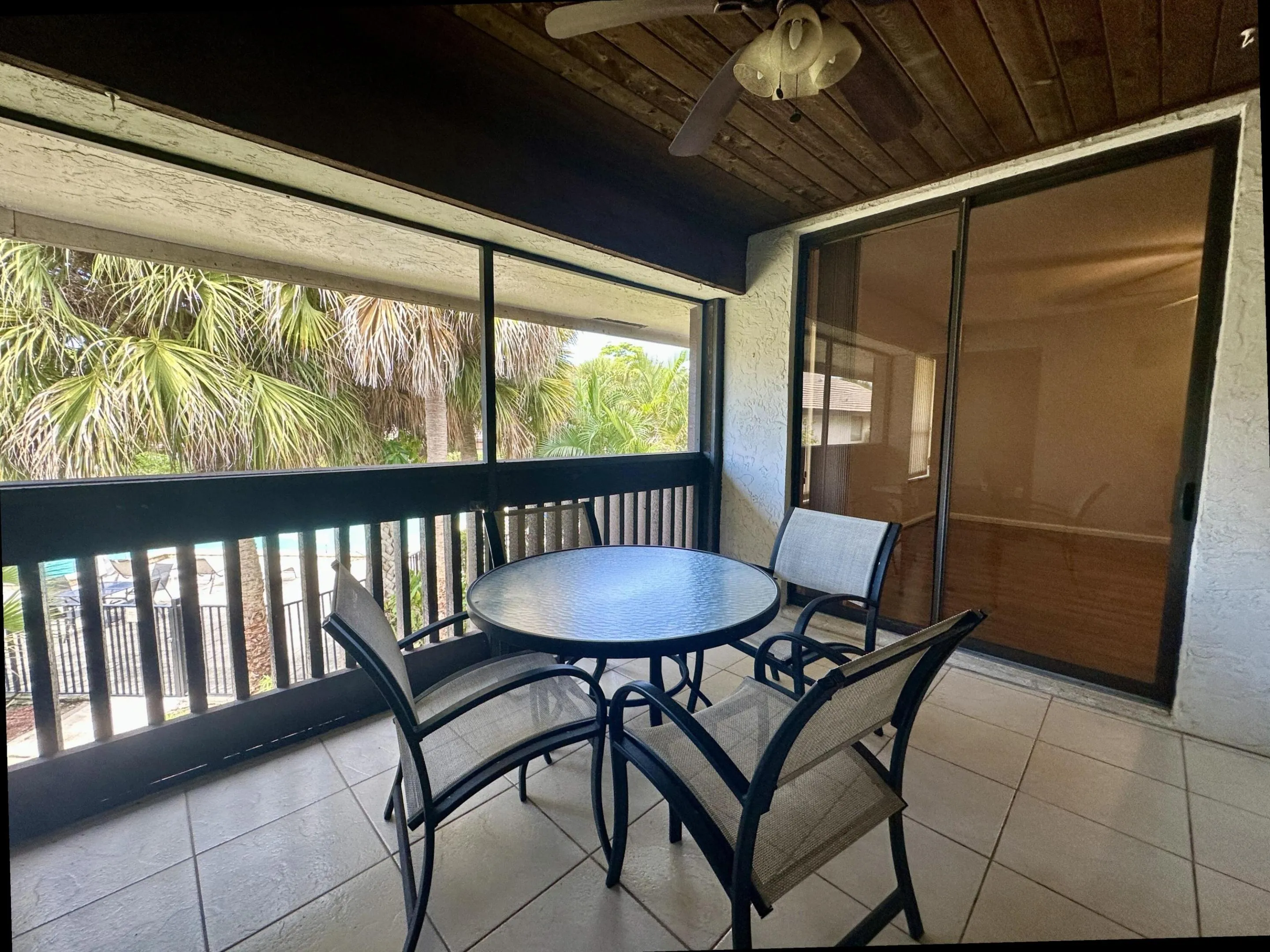 Master bedroom has sliding door to the balcony