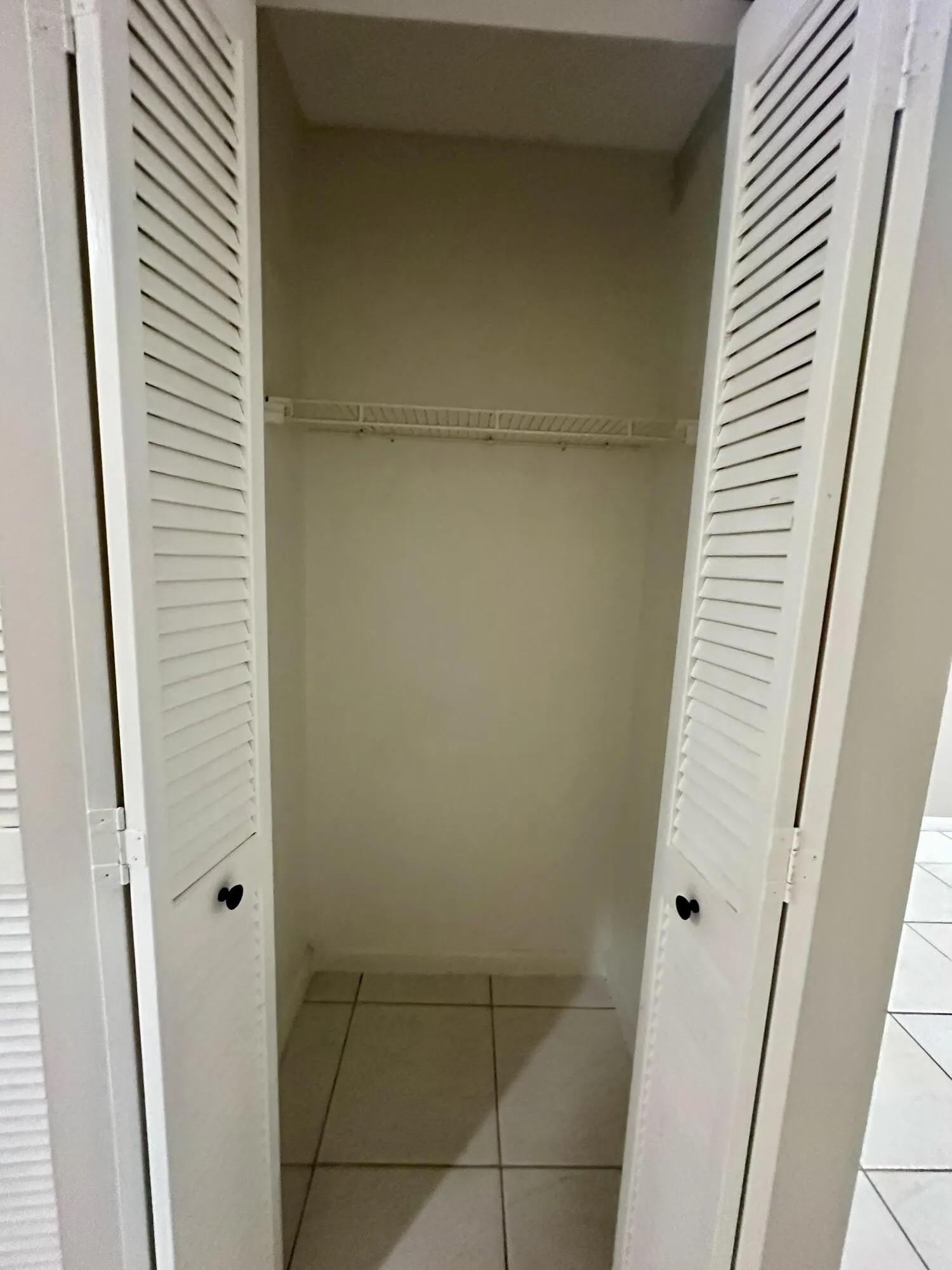 Extra storage, broom closet