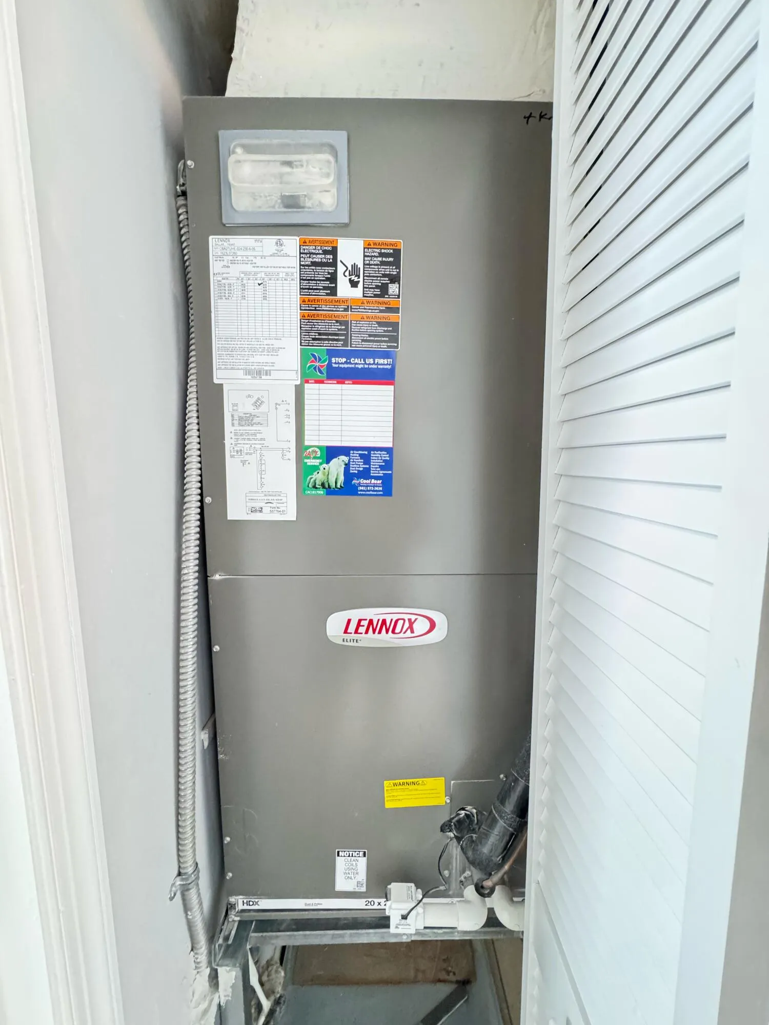 newer A/C unit - December 2023