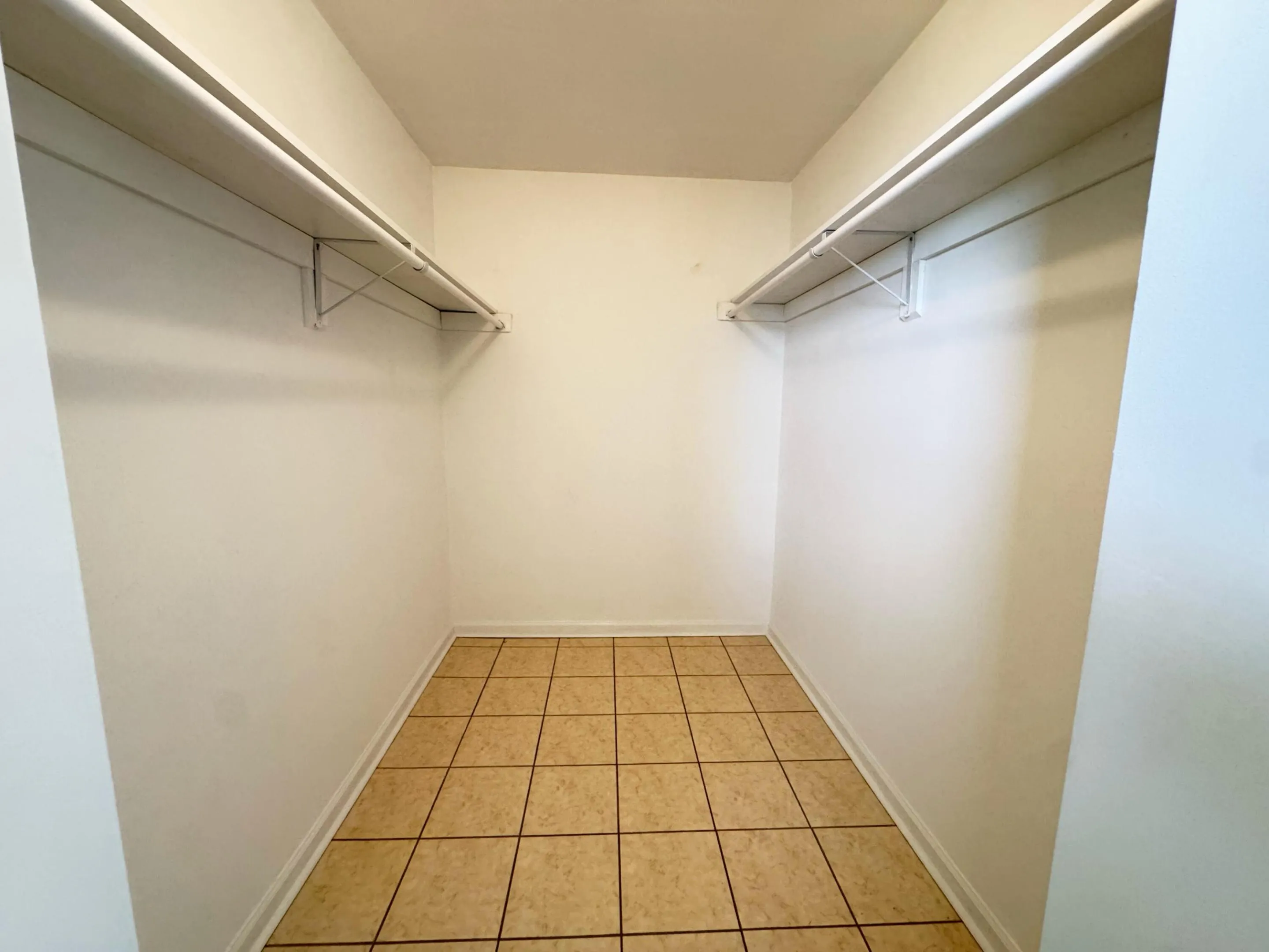 And a walk-in closet
