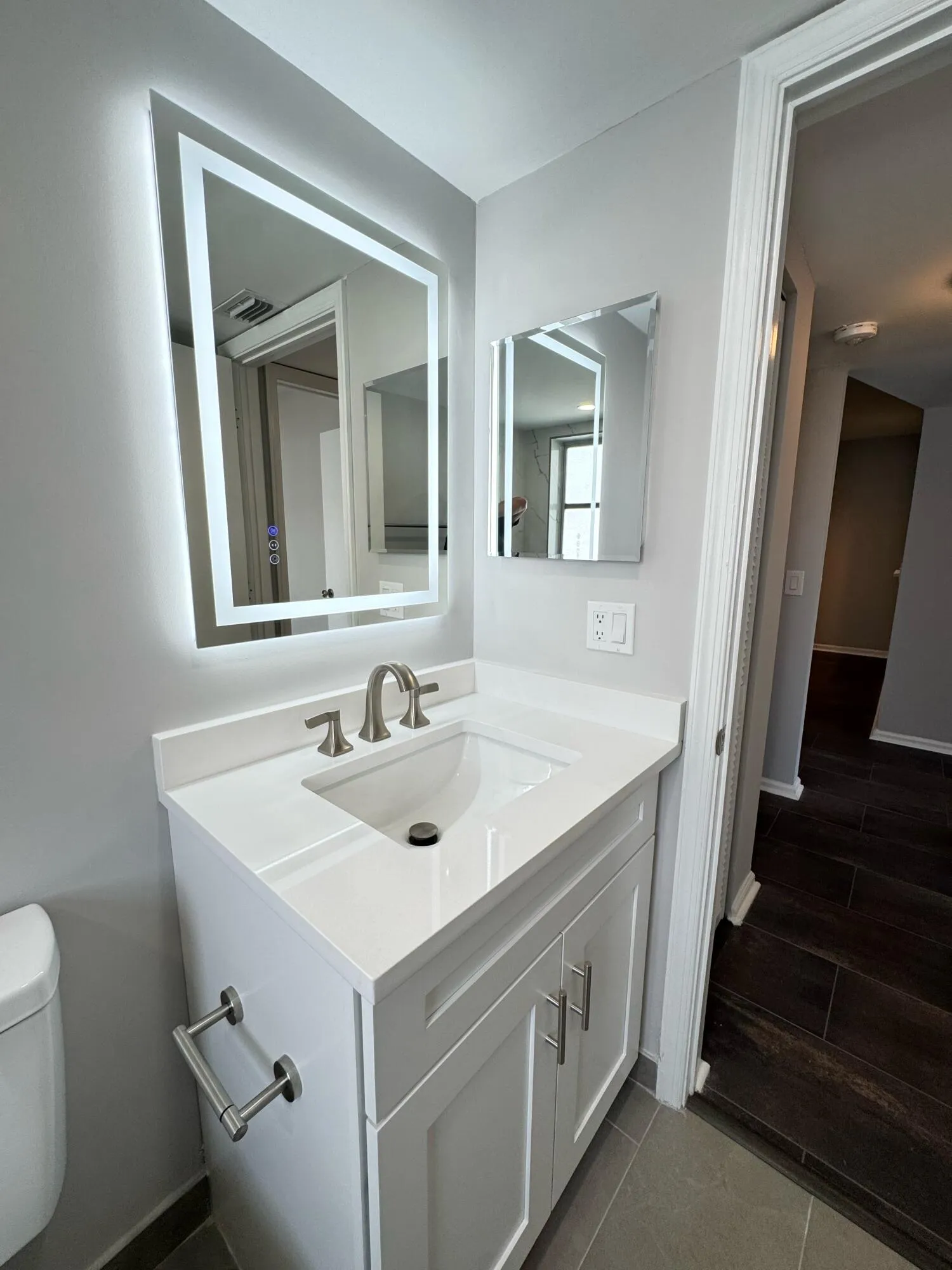 and of course the lighted mirror :)