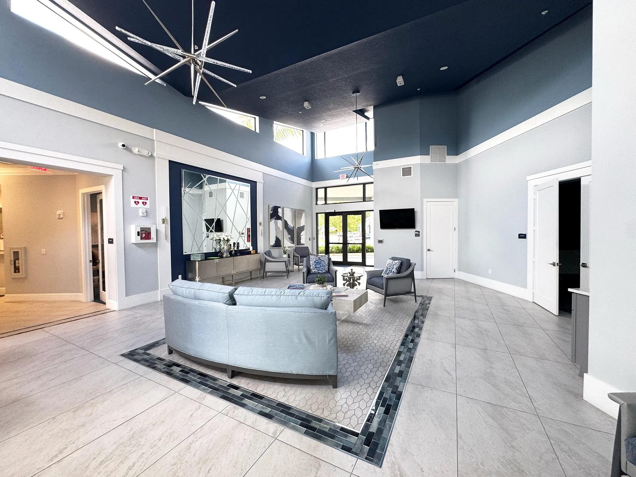a great inviting lobby