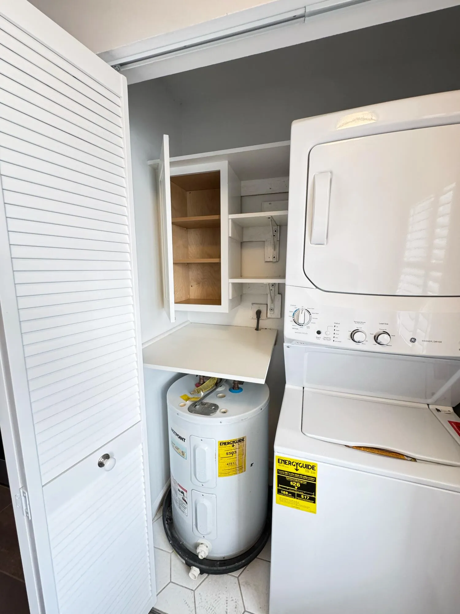 with storage and folding area