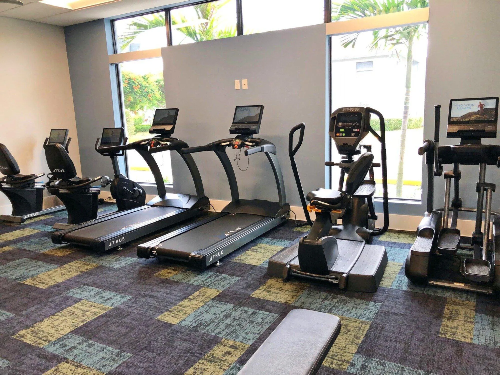 ... and a fitness facility too !