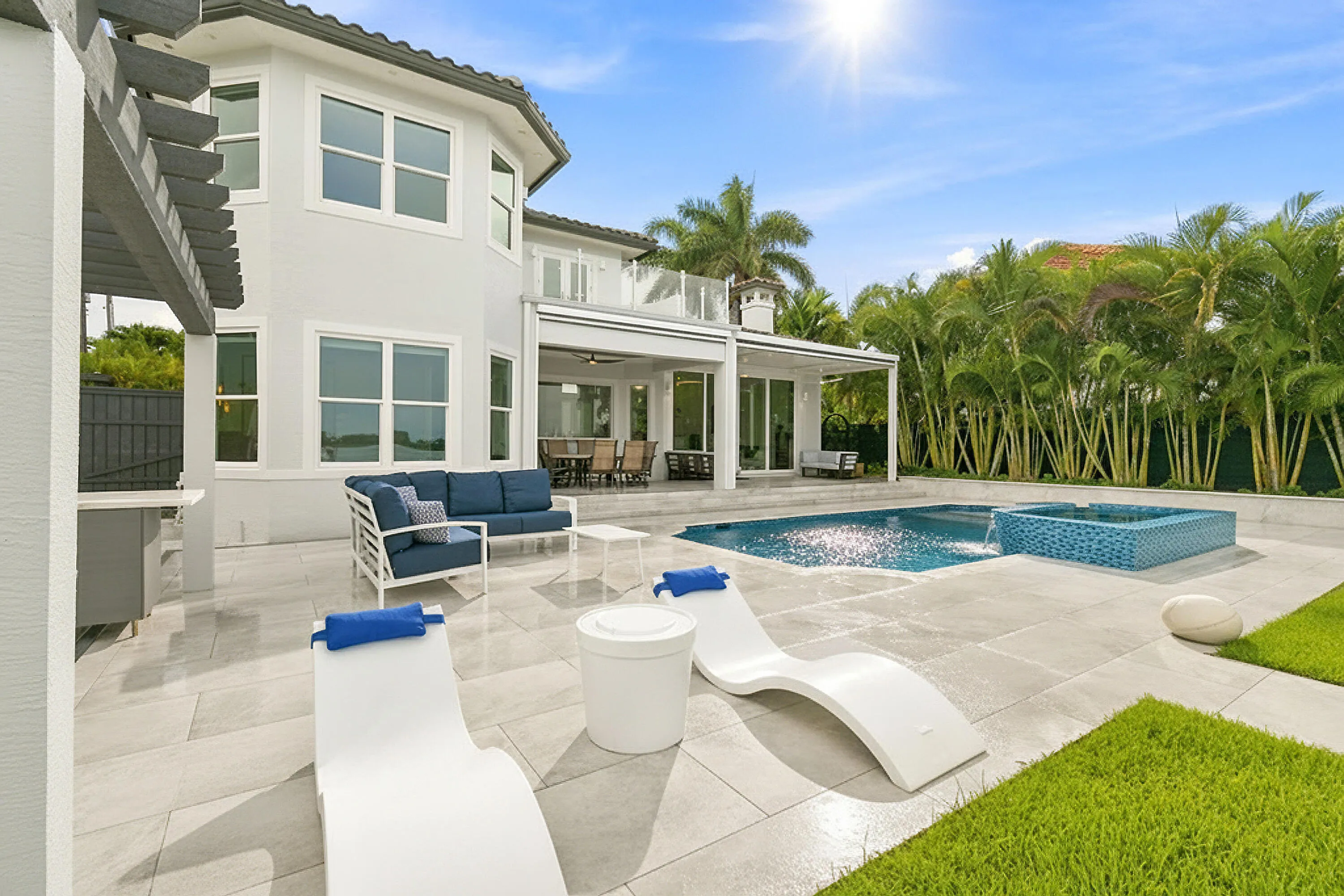 Pool Area/Back of House