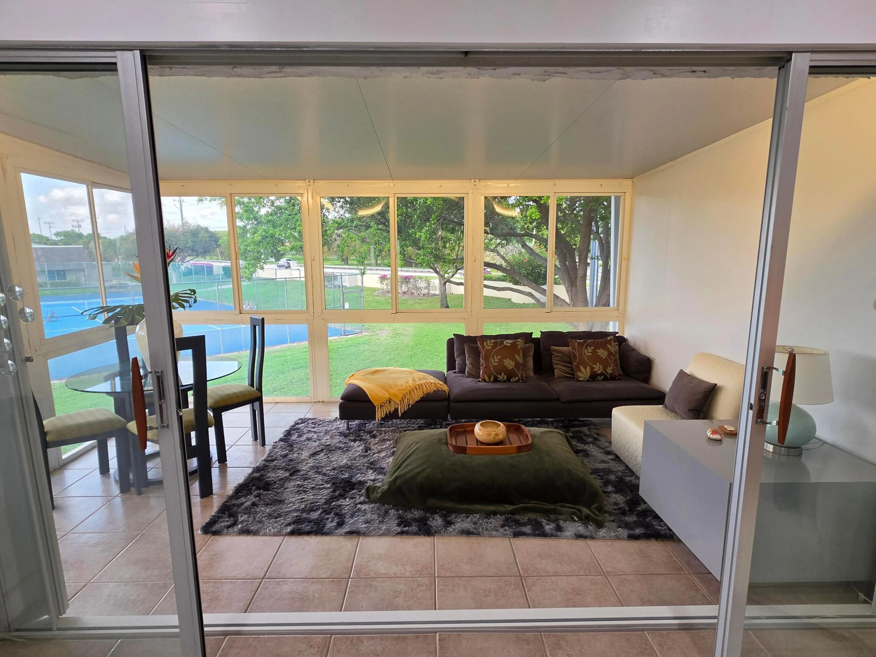 Doors leading to Private Patio