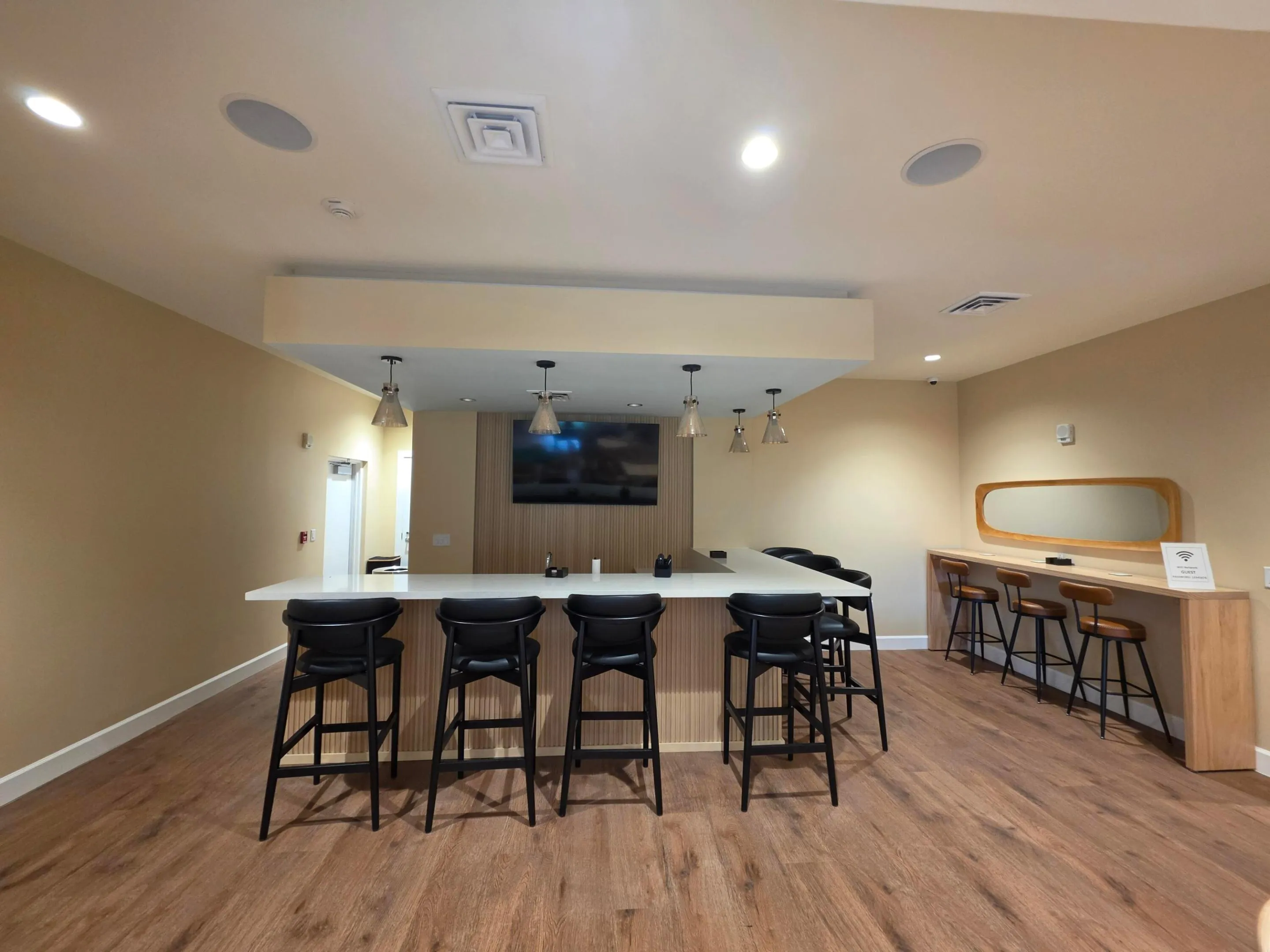 Bar Area and Meeting Room