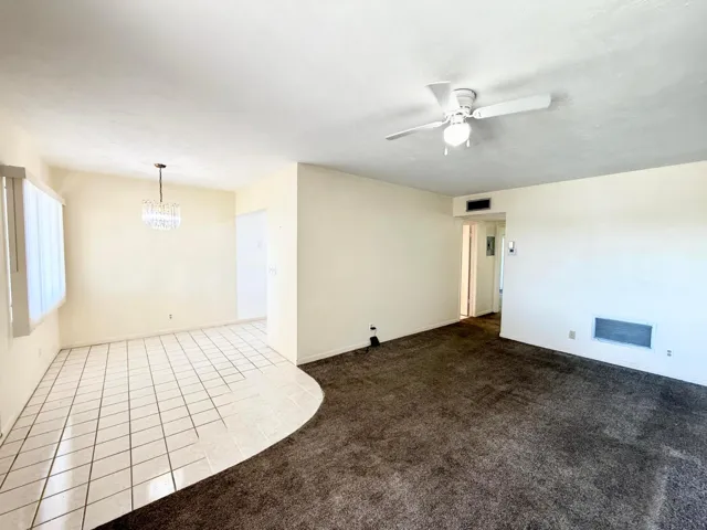 Living room with dining area