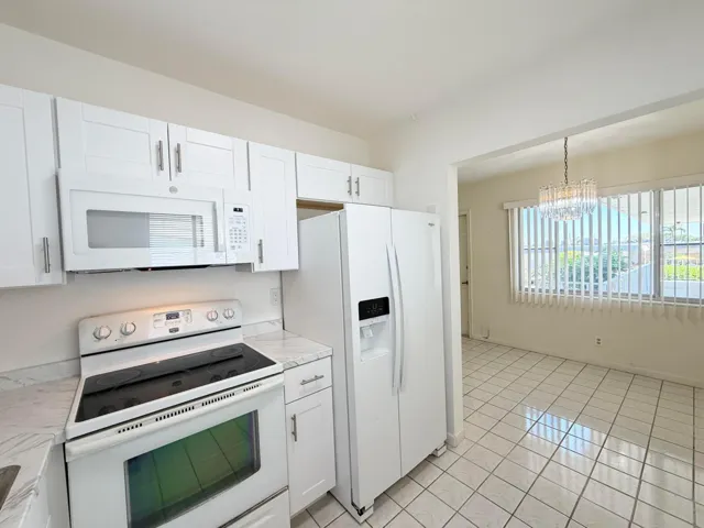 Kitchen with dining are