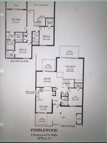 Wildwood Floor Plan 4 Bedroom
