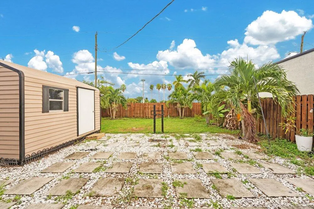 Backyard and Shed