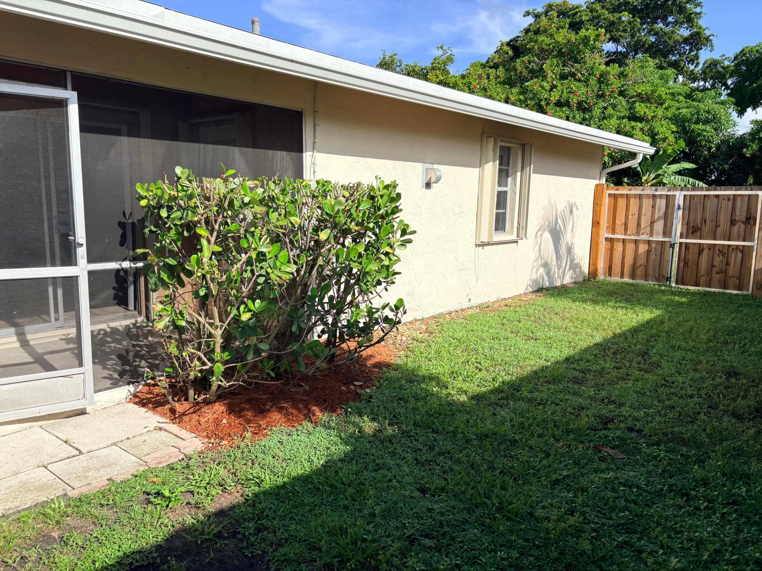 SPACIOUS FENCED BACK YARD