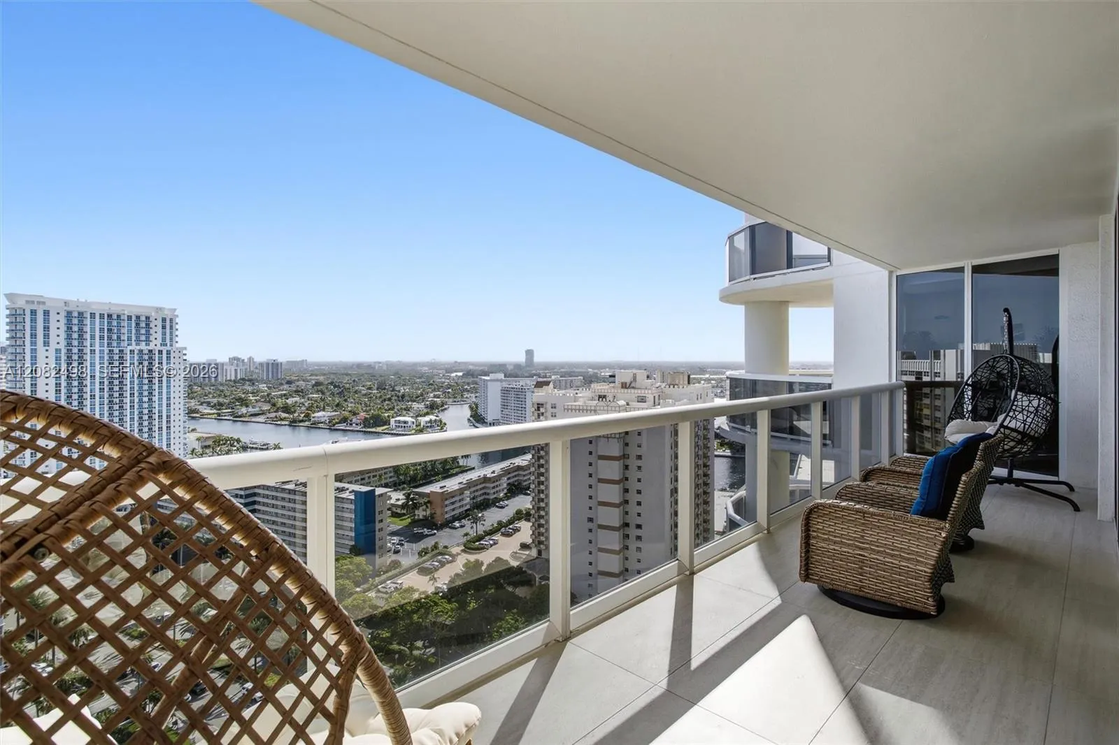 Long Balcony with Panoramic Views