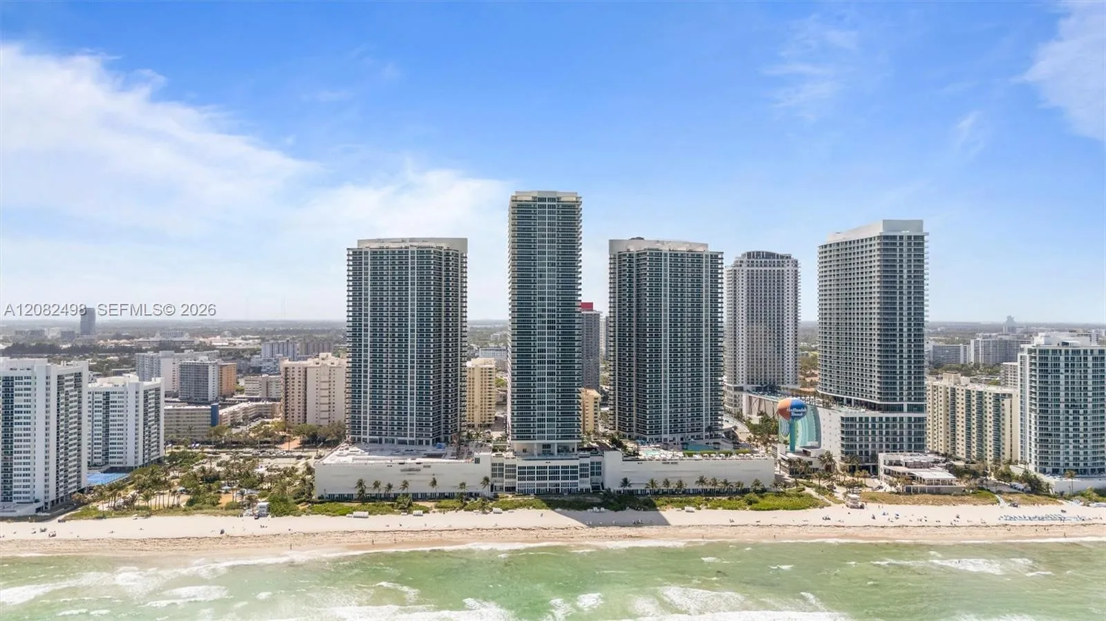View of The Beach Club from the Ocean