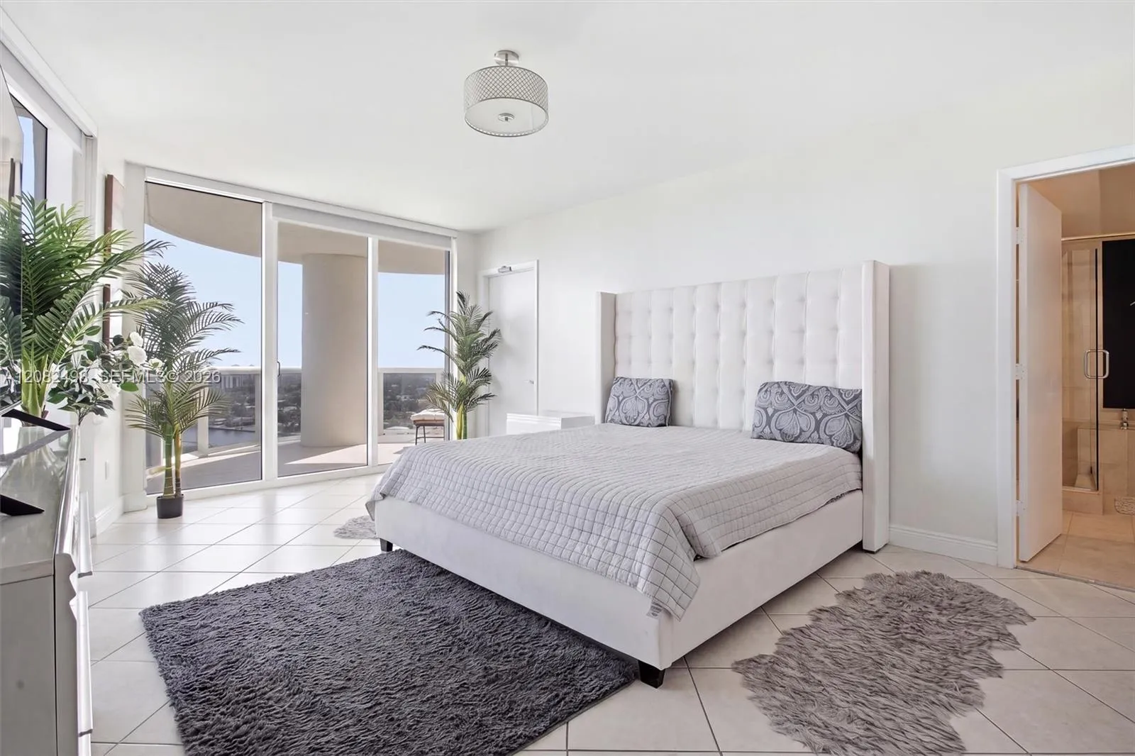 Master Bedroom with Private Balcony