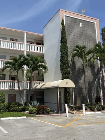 front of building and parking space