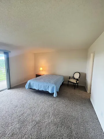 bedroom with patio