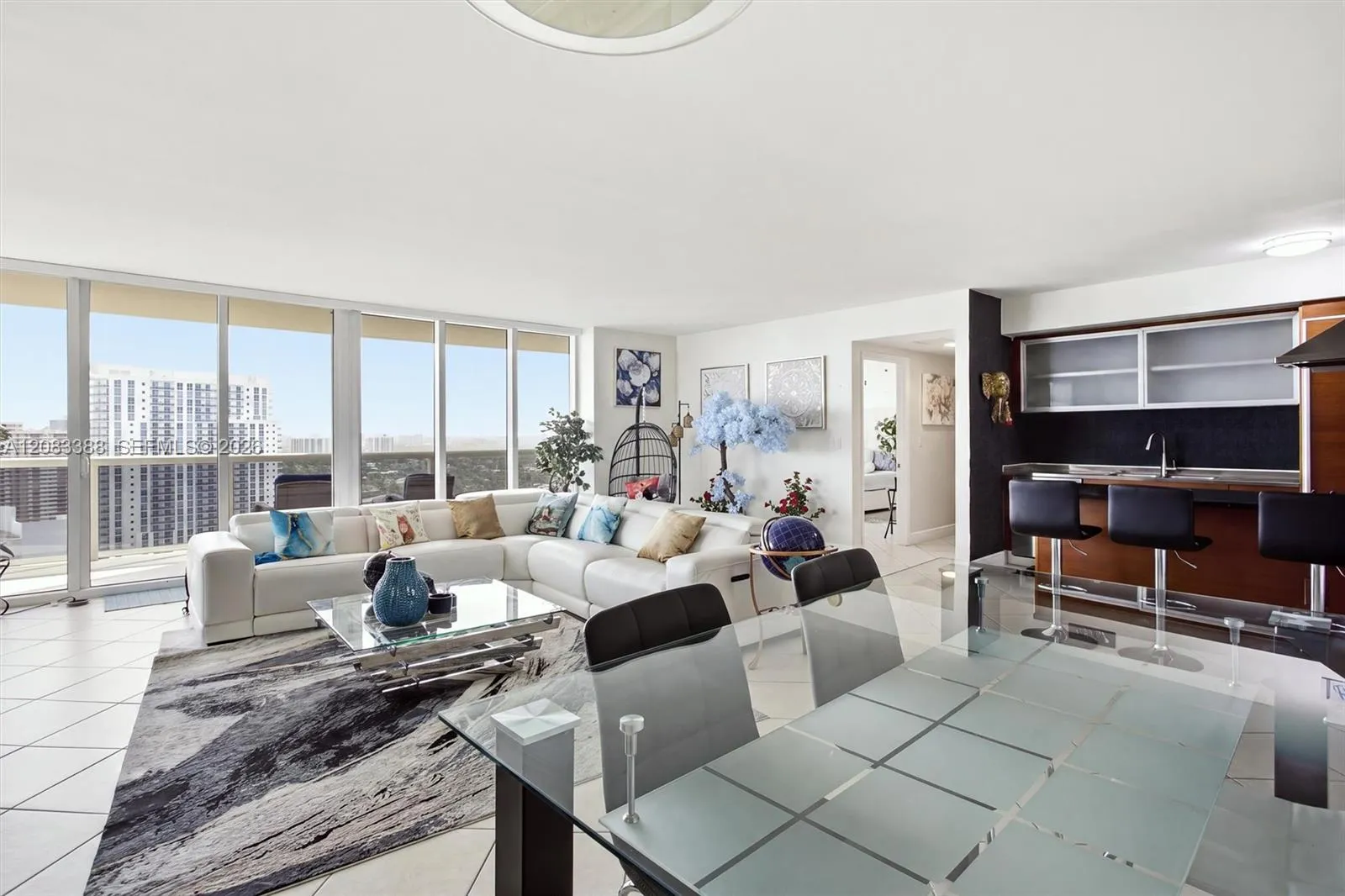 Panoramic View of Living Area