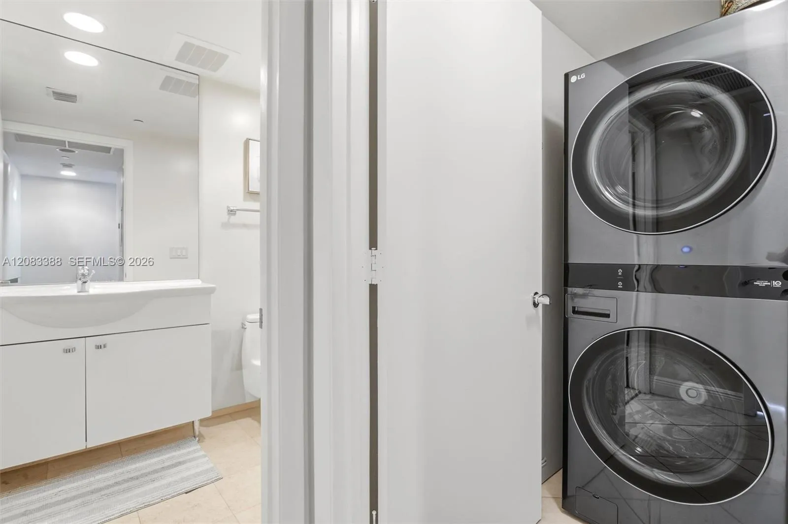 Stacked Laundry Units