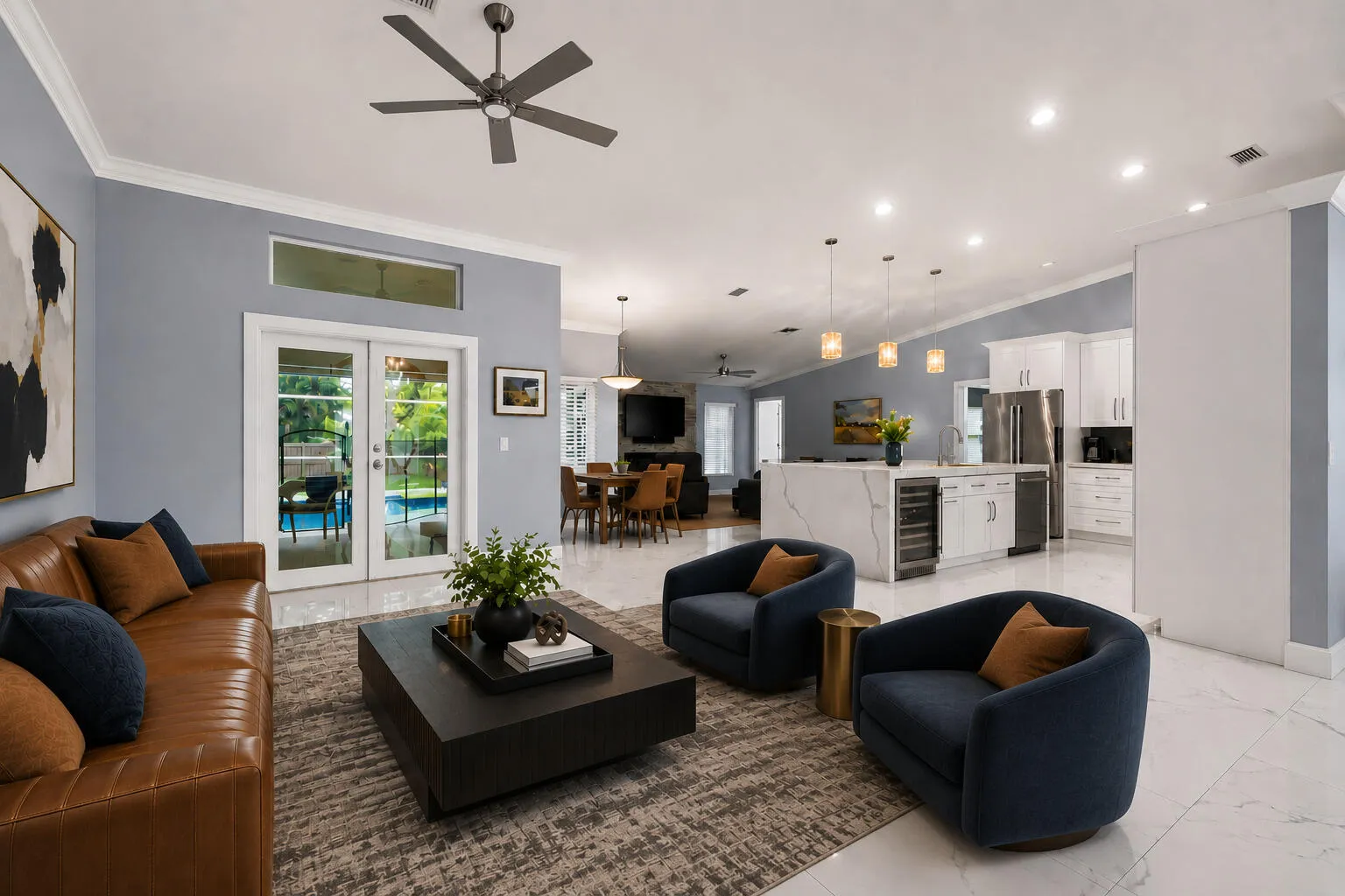staged sittingroom
