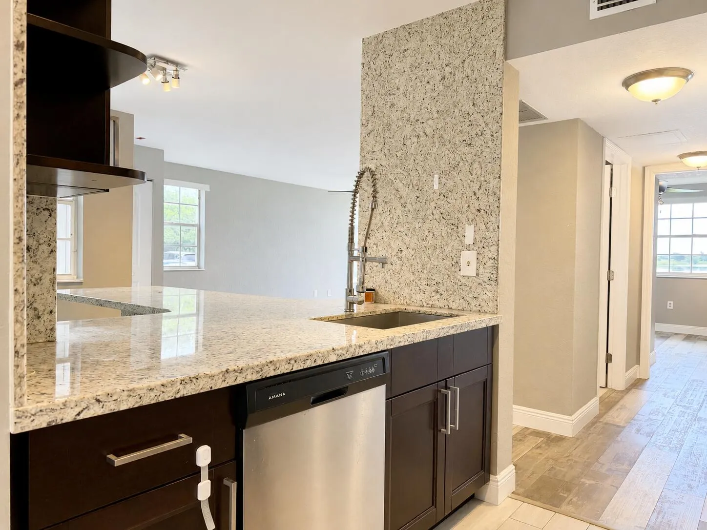 Kitchen - Sink - Hallway
