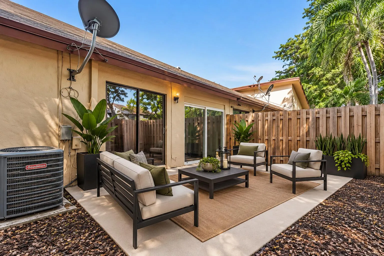 VIRTUALLY STAGED - PRIVATE FENCED IN BACKYARD & PATIO