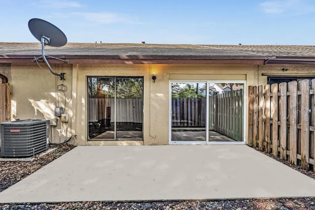 PRIVATE FENCED IN BACKYARD & PATIO