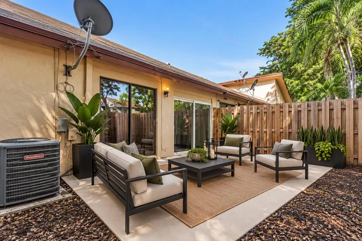 VIRTUALLY STAGED - PRIVATE FENCED IN BACKYARD & PATIO
