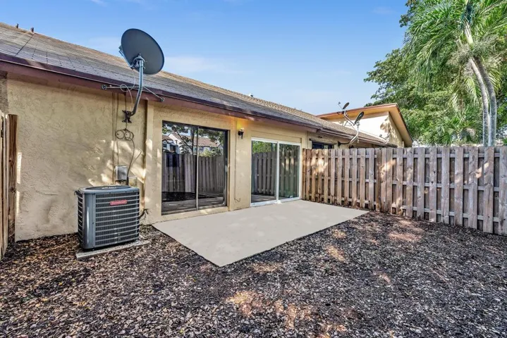 PRIVATE FENCED IN BACKYARD & PATIO