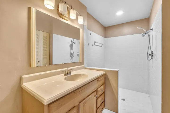 PRIMARY BATHROOM WITH LARGE SHOWER