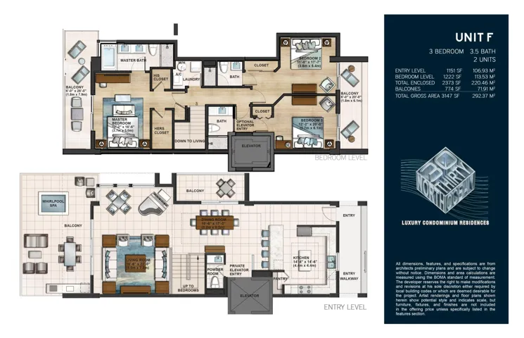 Floor Plan - Unit F