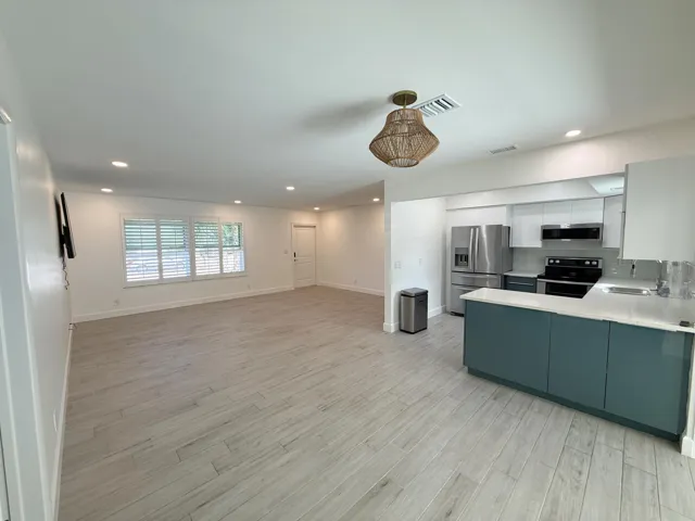Kitchen and Living Room