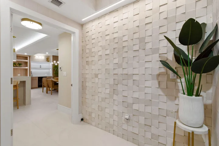 Private elevator entrance to condo