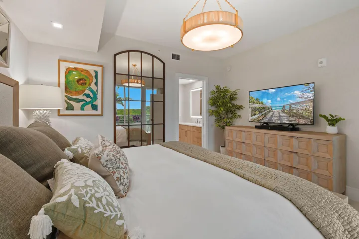 1st Master Bedroom with entrance to balcony
