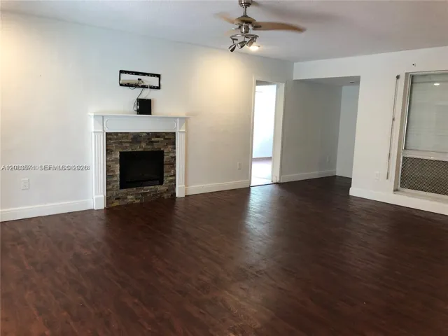 Charming Electric Fireplace, Real Wood Floors!