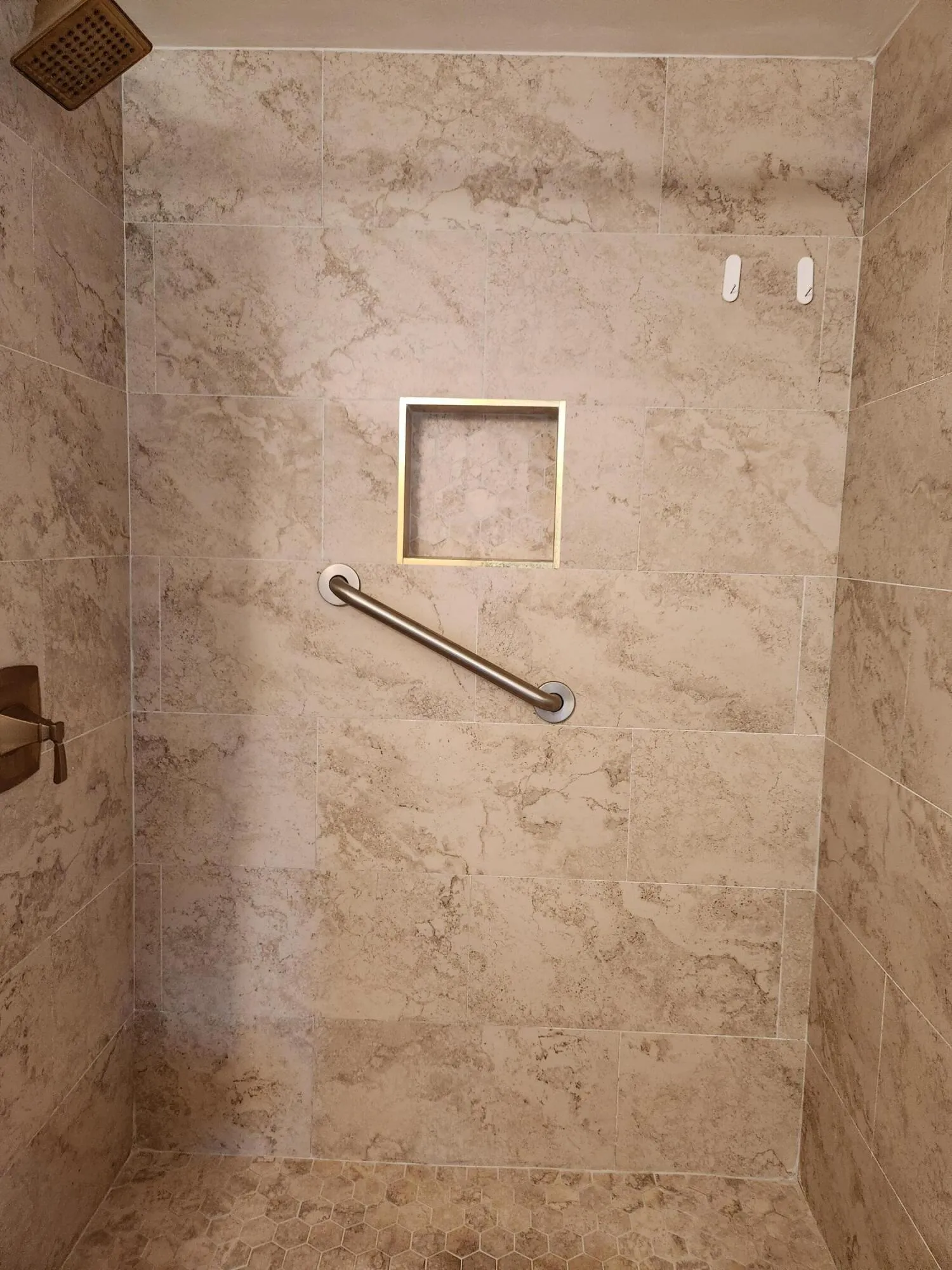 remodeled shower