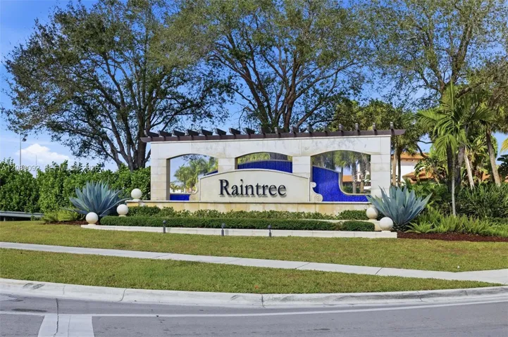 Manicured Entrance Sign