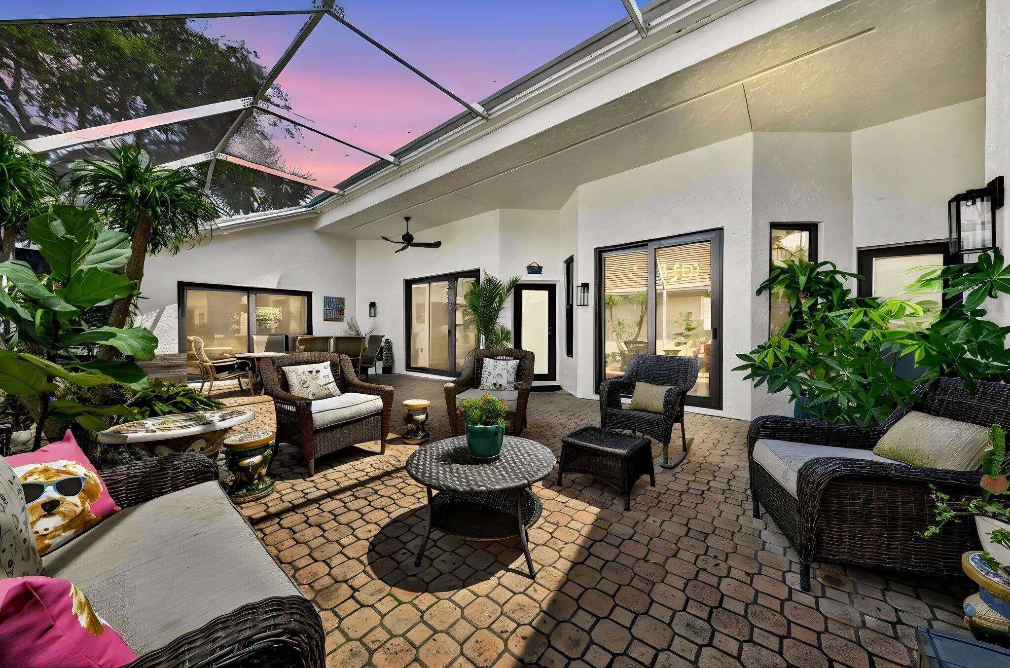 Twilight Courtyard