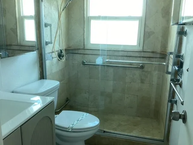 Newer shower Newer vanity Bidet
