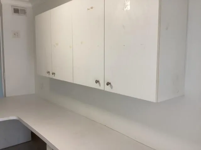 lots of cabinets