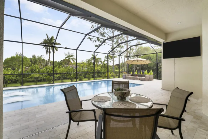 Covered and Screened Patio