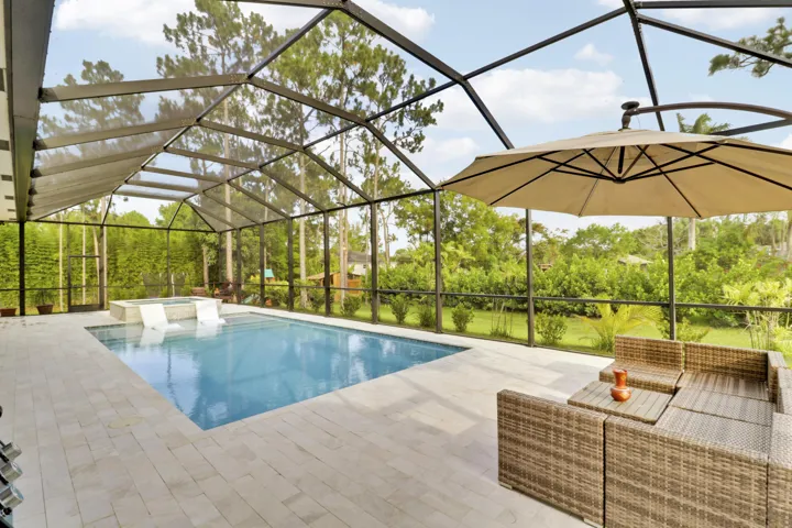 Screened Pool and Spa