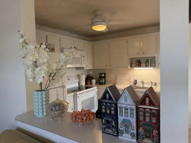 Kitchen view from Living Room