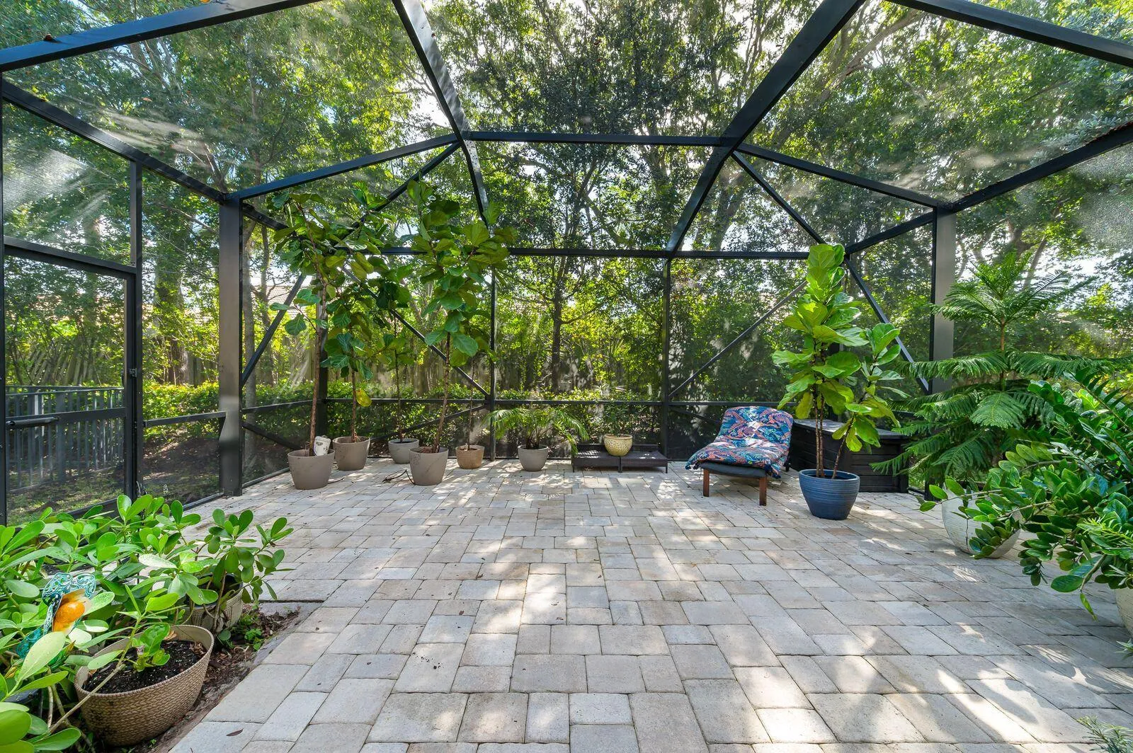 Screened lanai