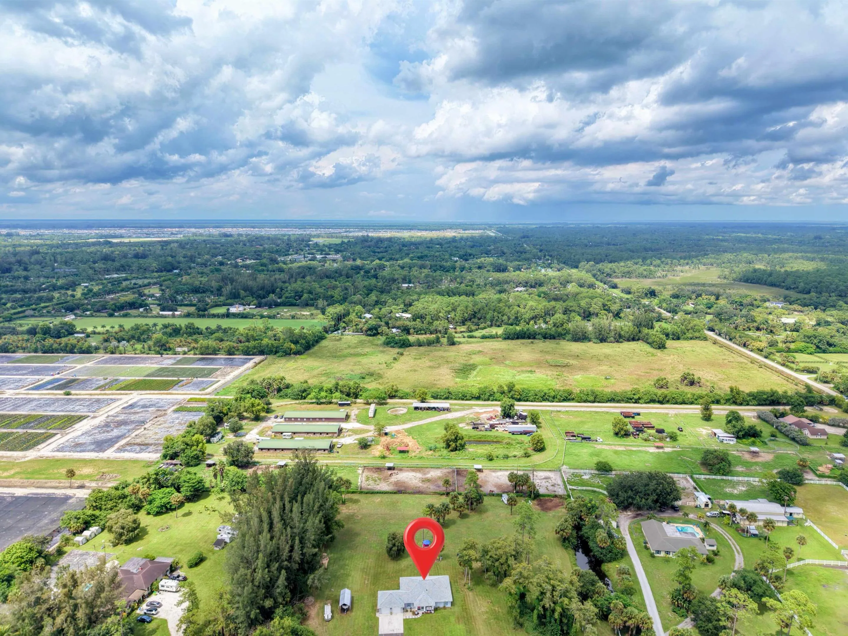 Panoramic to North
